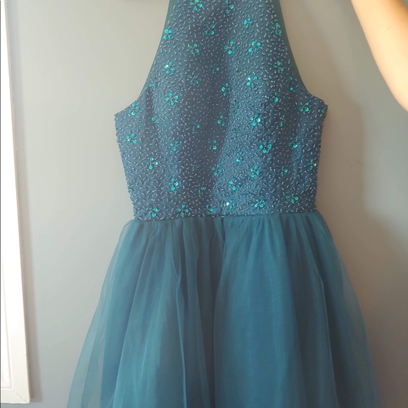 Dresses & Skirts - Teal grad dress